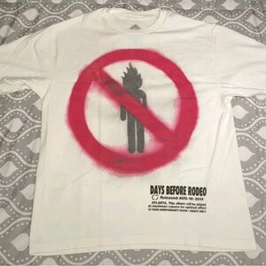 🔥Travis Scott🔥 Cactus Jack Graphic T-Shirt Not Our First Rodeo Mens New w/o Tag🔥